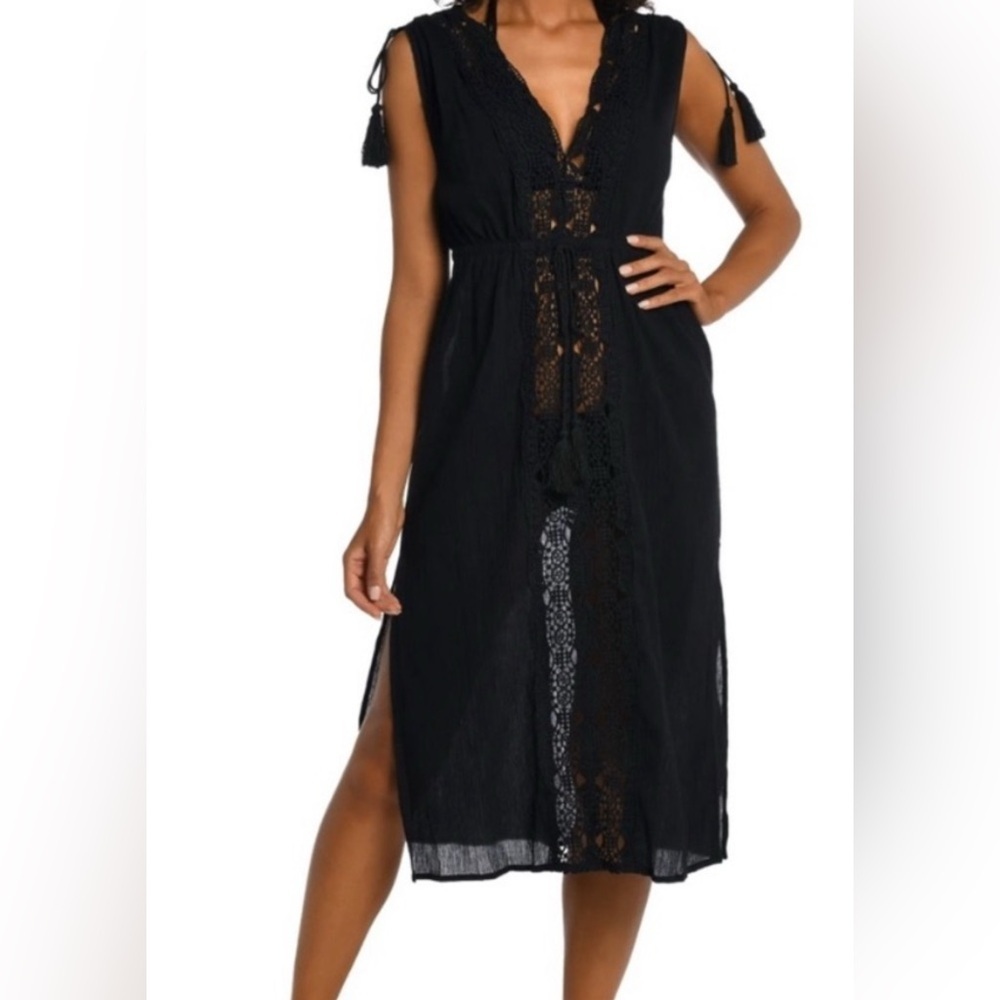 La Blanca Island Fare CoverUp Midi Dress Size M